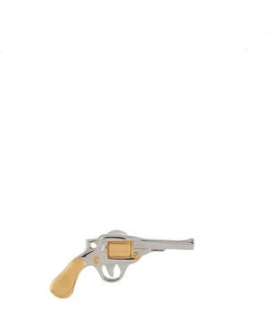 True Rocks Pistol Stud Single Earring - White