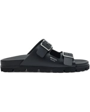 Prada Buckle-Fastening Sandals - Black
