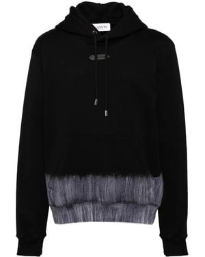Lanvin ロゴ パーカー - ブラック