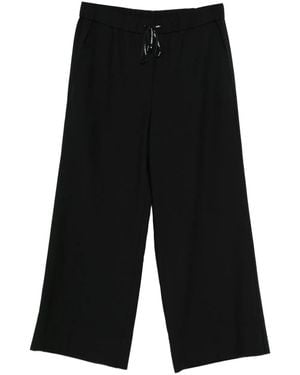 Marc Cain Welkom Drawstring-Waist Pants - Black
