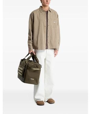 Obey Bigwig Axel Check Shirt - Brown