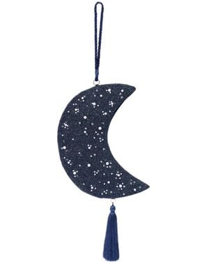 Simon Miller Beaded Crescent Wristlet Bag - Blue