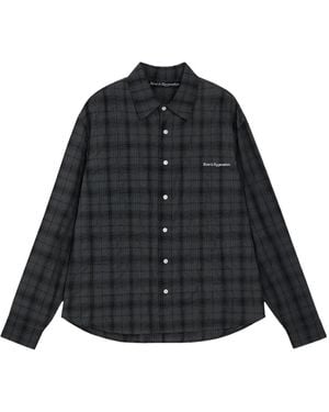 Rest&Recreation Check-Pattern Shirt - Black