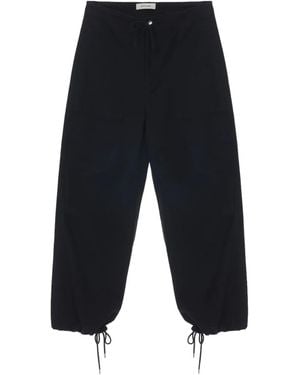 Entire studios Barren Drawstring-Waist Cargo Pants - Blue