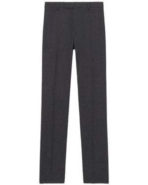 Sandro Wool Suit Trousers - Grey