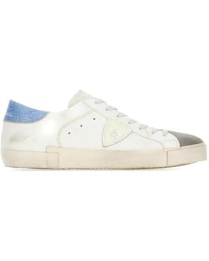 Philippe Model Prsx Leather Trainers - White