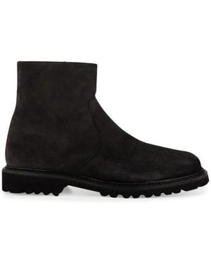 Common Projects Stivali Piuma Con Zip Laterale - Nero