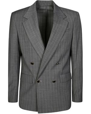 MARSĒM Double-Breasted Blazer - Black