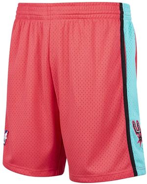 Mitchell & Ness X Nba 1998 San Antonio Spurs Shorts - Red