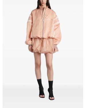 B1ARCHIVE Zip-Up Bubble-Skirt Dress - Pink