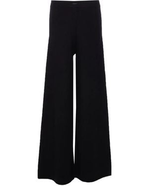 Max Mara Cashmere Wool Pants - Black