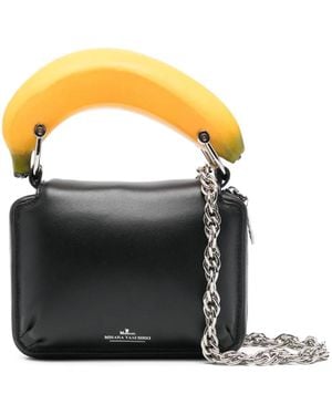 Maison Mihara Yasuhiro Banana-Handle Chain Tote Bag - Black