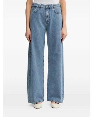 Benetton Jeans Mit Aufgesetzten Taschen - Blau