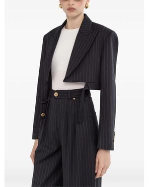 Nissa Cropped Blazer - Black