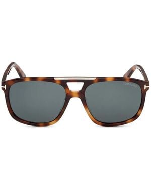 Tom Ford Lunettes De Soleil À Monture Carrée - Black