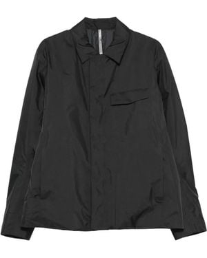 Arc'teryx Long-Sleeve Chest-Pocket Overshirt - Black