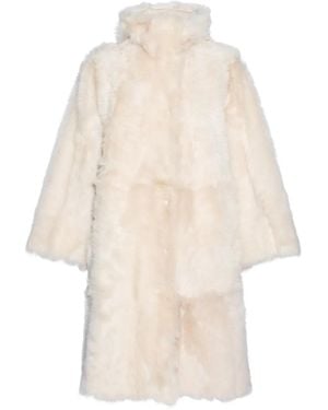 Yves Salomon Long Toscana Coat - ナチュラル