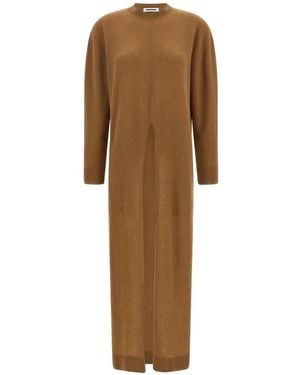 DARKPARK Gia Slit-Detail Wool Sweater - Natural