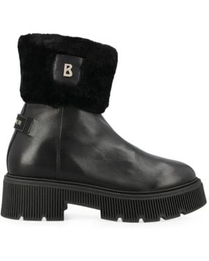 Bogner Turin 6 Logo-Plaque Ankle Boots - Black