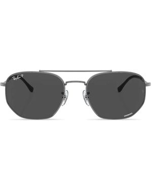 Ray-Ban スクエアフレーム サングラス - グレー