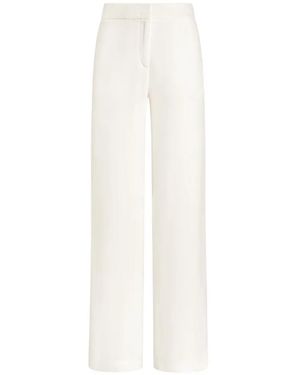 Genny Wide-Leg Trousers - White