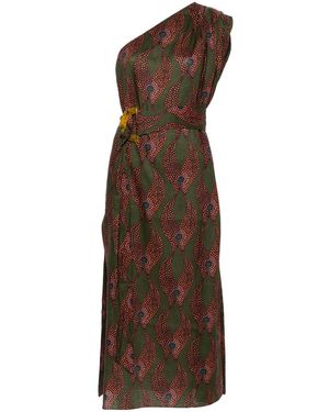 Maison La Plage Ravello Midi Dress - Brown