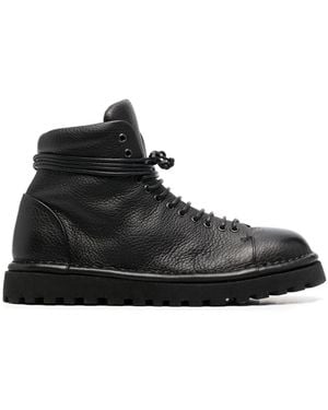 Marsèll Pallottola Leather Combat Boots - Black