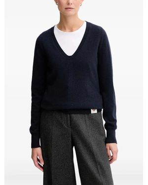 Bally V-Neck Top - Blue