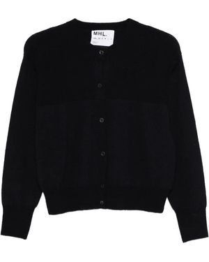 MHL by Margaret Howell Buttoned Cardigan - Black