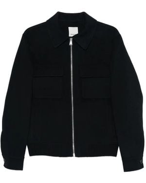 Jonathan Simkhai Zip-Up Shirt Jacket - Black