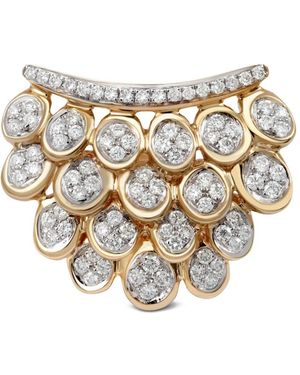 Rainbow K Blossom Full Pave Ohrring Mit Diamanten - Natur