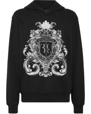 Billionaire Hoodie Mit Logo-Print - Schwarz