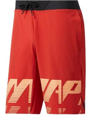 Reebok Graphic-Print Short - Red