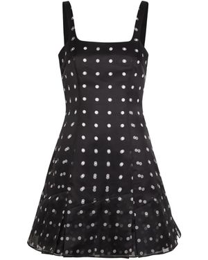 Emilia Wickstead Vestido Corto Jueelee - Negro