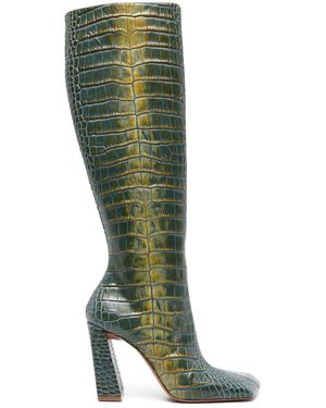 AMINA MUADDI Stivali Marine 95mm - Verde