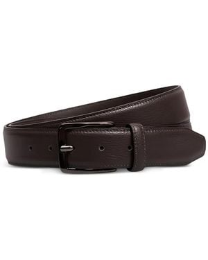 Peserico Grained Leather Belt - Brown