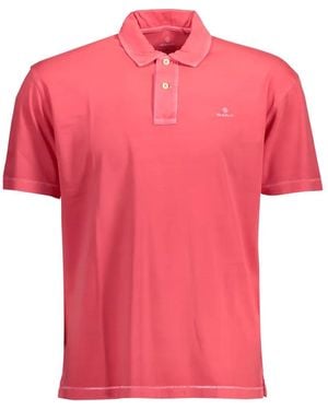 GANT Polo À Logo Brodé - Pink