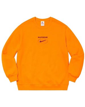 Supreme X Nike Jewel Crew-Neck Sweatshirt - Orange