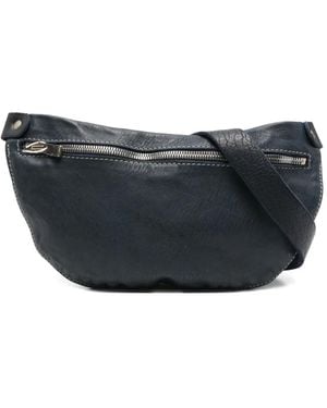 Guidi Gürteltasche Aus Leder - Schwarz