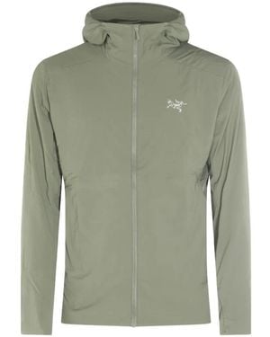 Arc'teryx Kapuzenjacke Mit Logo-Stickerei - Grün