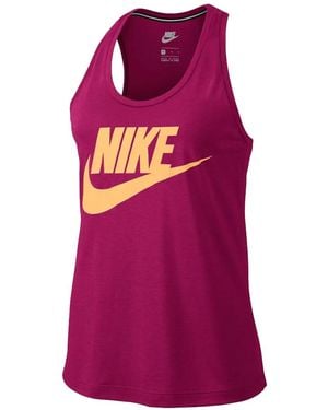 Nike Essential Logo Tank Top - Purple