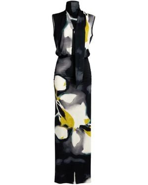 Silvia Tcherassi Cody Floral-Print Maxi Dress - White