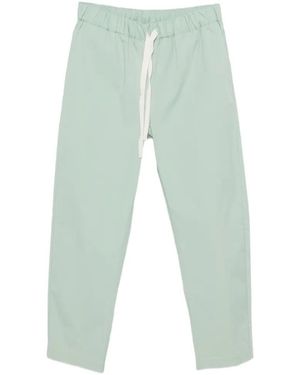 Semicouture Drawstring-Waistband Pants - Green