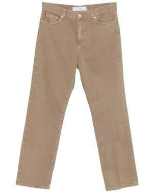 The Seafarer Logo-Patch Straight-Leg Jeans - Natural