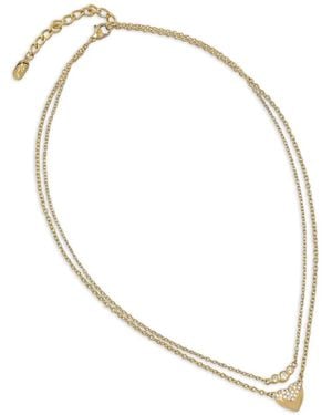 KARL LAGERFELD Collana Con Pendente A Cuore - Bianco