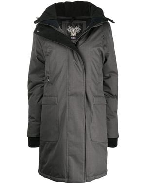 Nobis Parka acolchada con cremallera - Negro
