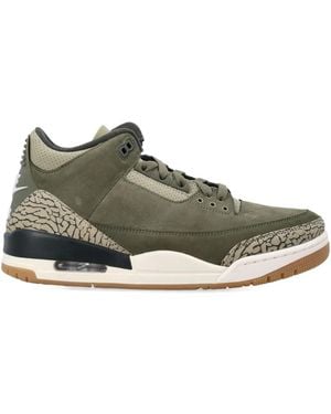 Nike Air Jordan 3 Retro Suede Trainer - Green