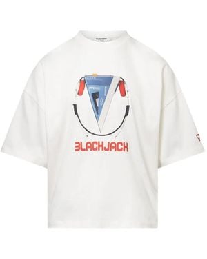Black Jack Jewelry Crew-Neck T-Shirt - White