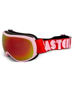 Stella McCartney Logo-Strap Ski Goggles - Red