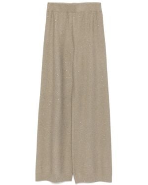 Fabiana Filippi Hose aus Woll-Seidengemisch - Natur